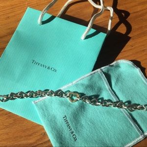 Tiffany& Co. Heart Bracelet in SS with 18K gold